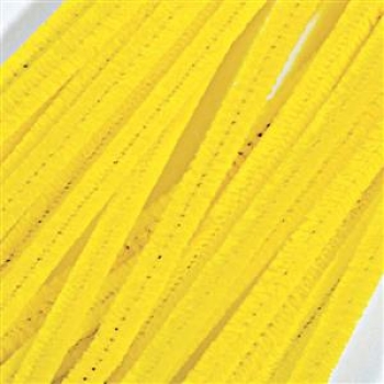 Pfeifenputzer (Biegeplüsch) gelb